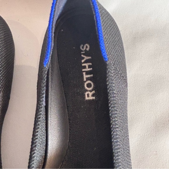 ROTHY’S SZ 7.5 Pointy Toe Removable Sole Slip On Ballet Flats - Picture 4 of 13